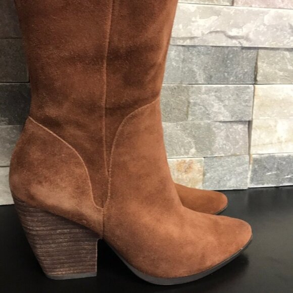 Charles David Nelson Suede To-The-Knee Boot - Picture 7 of 14